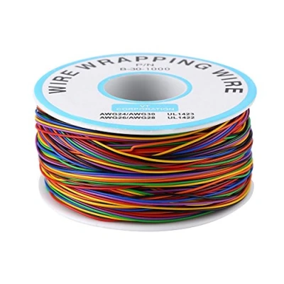Afbeelding van 250 m, 8 draden, 30 AWG, rol elektrische kabel, vertind, isolerend, pvc, P/N B 1000