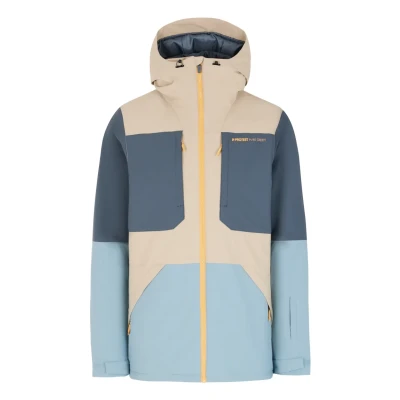 Afbeelding van Protest PRTENSTONE Heren Ski Jas (maat: S/48, Blauw,beige)