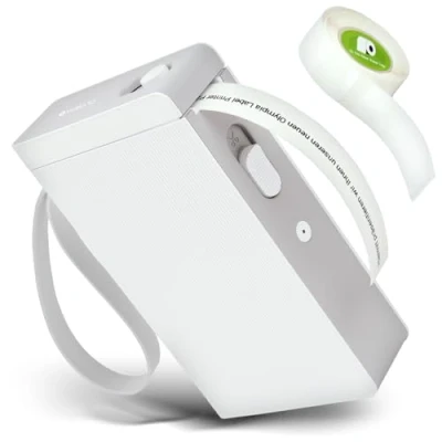 Afbeelding van Olympia P22 Thermische Label Printer OL 6301 Thuis/ Kantoor/ Hobby Wireless Bluetooth Smartphone app Wit