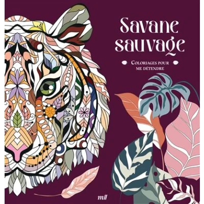 Image de Savane sauvage Coloriages pour me détendre