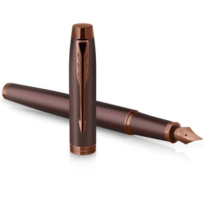 Afbeelding van Parker IM Monochrome vulpen Bordeaux, medium, giftbox