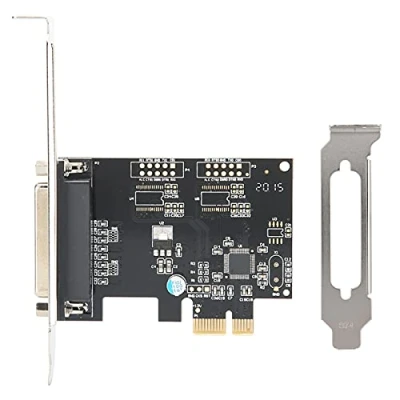 Afbeelding van ASHATA PCIE parallelle poortkaart, naar LPT poort, PCI E, LPT, DB25 printerkaartadapter, uitbreidingskaart voor Windows, Mac en Linux.
