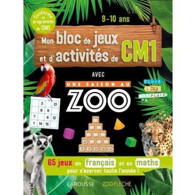 Image de Mon bloc de jeux et d&#039;activités pour le CM1 Une SAISON AU ZOO