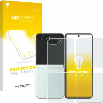 Afbeelding van upscreen Screenprotector voor Samsung Galaxy Z Flip 5 (Voor+Achter) Folie Beschermfolie anti glare matte