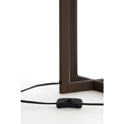 Afbeelding van Light&amp;living Lampvoet 21x21x46 cm MACE bruin