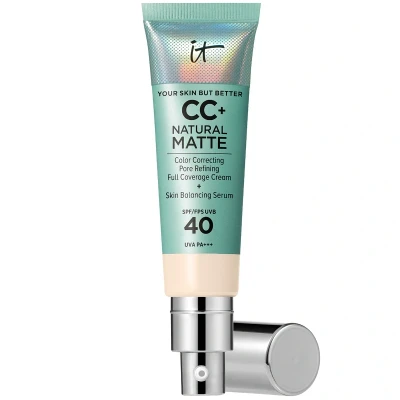 Afbeelding van iT Cosmetics Your Skin But Better CC+ Natural Matte SPF 40 Fair Ivory 32 ml
