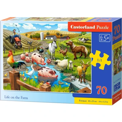 Afbeelding van Castorland Life on the Farm 70pcs