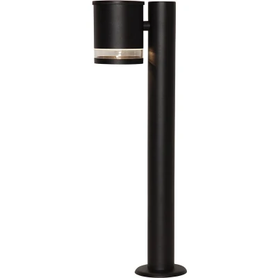 Afbeelding van Star Trading solar paalverlichting Vienna, padverlichting, aluminium, zwart, 55 lumen, schemersensor, warm wit, buiten, 50 cm