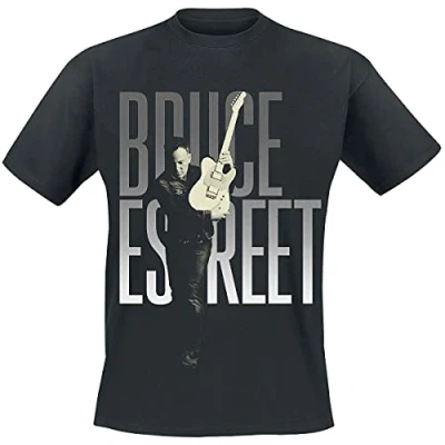 Afbeelding van Bruce Springsteen Estreet Heren T shirt 2XL Zwart