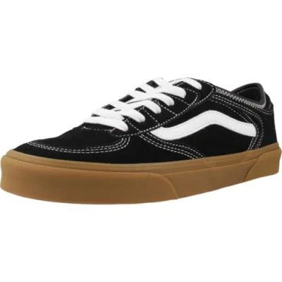 Afbeelding van Vans Rowley Classic Unisex Sneakers laag, Maat: 43, Black/white Veloursleer