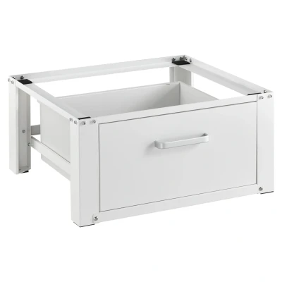 Afbeelding van Wasmachineverhoger met lade wit 100kg