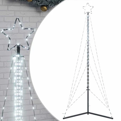 Afbeelding van vidaXL Kerstboomverlichting 483 koudwitte LED&#039;s 240 cm