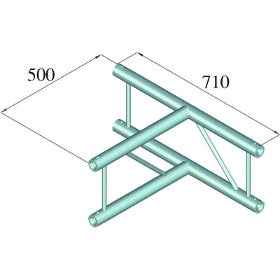 Afbeelding van Alutruss BILOCK BQ2 PAT36V 3 Weg T Piece 90
