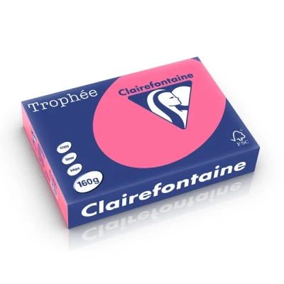Image de Clairefontaine Ramette Papier A4 160g Fuchsia