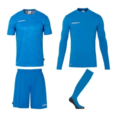 Afbeelding van Uhlsport Prediction Bundle Keeperset Kinderen Lichtblauw / Wit Maat: 140