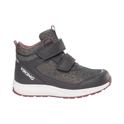 Afbeelding van Viking Goretex Bouncy Veterboots voor kinderen, Maat: 26, Charcoal Schoenen