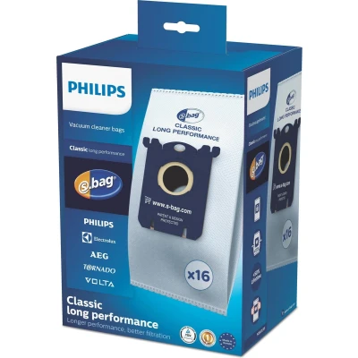 Afbeelding van Sac d&#039;aspirateur Philips Saeco FC8021/05 aspirateur s bag stofzak classic long p erformance , 16 stuks