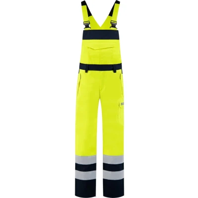 Afbeelding van Tricorp 753011 Amerikaanse Overall Multinorm Bicolor Fluo Geel/Inkt