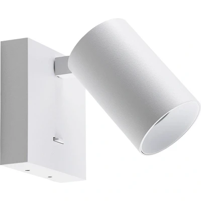 Afbeelding van CAN TILT wandspot, wit, 10 x cm, metaal, GU10 schakelaar