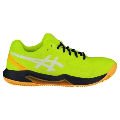Afbeelding van Asics Geldedicate 8 Padelschoenen, Heren, Maat: 49, Safety yellow/white Textiel/ synthetisch
