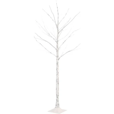 Afbeelding van Berkenboom LED 72 LED&#039;s warmwit 150 cm wit