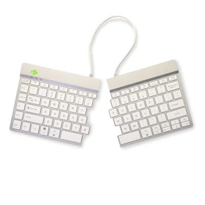 Afbeelding van R GO Tools Split Break Toetsenbord Bluetooth QWERTY, US Engels Wit Ergonomisch