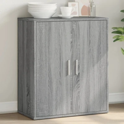 Afbeelding van Dressoir 60x31x70 cm bewerkt hout grijs sonoma