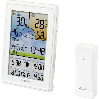 Afbeelding van Sygonix SY 5509564 Digitaal weerstation Verwachting voor 12 tot 24 uur Aantal sensoren max.: 3 stuk(s)