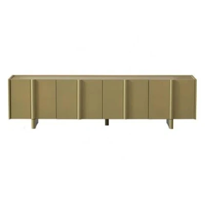 Afbeelding van WOOOD Basu Tv meubel Grenenhout B 200 cm Moss