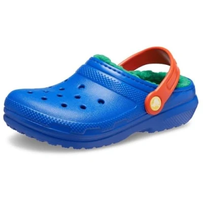 Afbeelding van Crocs Classic Lined Clog K Kinderen Clogs Kobalt Blauw Maat 38/39