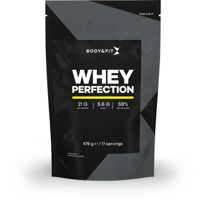 Afbeelding van Body &amp; Fit Whey Perfection Proteine Poeder / Protein Eiwitpoeder 476 gram (17 shakes) Chocolade