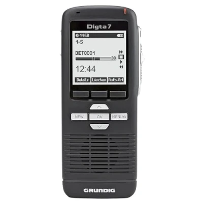 Afbeelding van Grundig Digta 7 Slide dicteerapparaat Schuifschakelaar XXL display DigtaSoft One software (Windows)