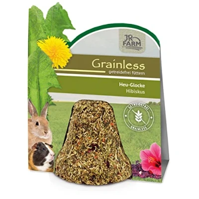 Afbeelding van Jr Farm Graanloos Hooi &amp; Hibiscus Belletjes 125
