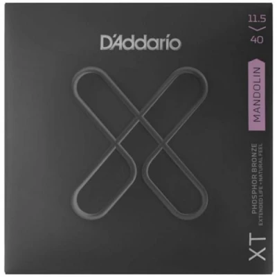 Image de D&#039;Addario XTM11540 Jeu de cordes XT mandoline phosphore bronze Custom Medium, 11.5 40
