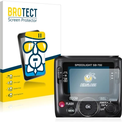 Afbeelding van BROTECT Screenprotector voor Nikon SB 700 Folie Beschermfolie Beschermglas transparant