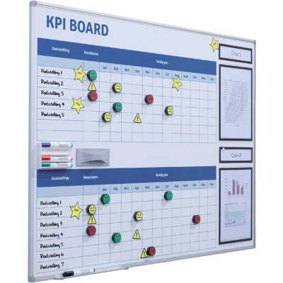 Afbeelding van Kpi bord + starterkit visual management 90x120cm