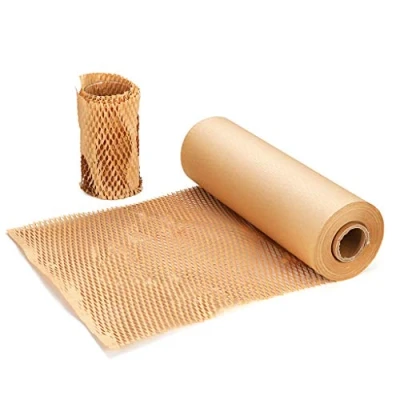 Afbeelding van SZSYumUnion honingraat beschermpapier, geperforeerd inpakpapier, 30 cm x m, voor het verpakken bij verhuizing, verzending van breekbare voorwerpen (alternatief luchtkussenfolie)