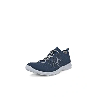 Image de ECCO Homme TERRACRUISELTM Chaussures de Randonnée Basses, Bleu Marine Concrete 51406, 39 EU