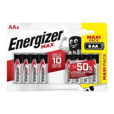 Image de Pile AA LR6 Energizer Max Blister de 8