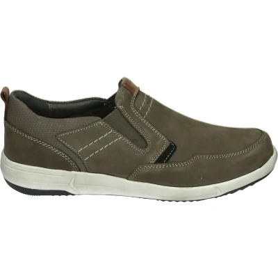 Afbeelding van Josef Seibel Enrico Instappers, Heren, Maat: 40, Grey Nubukleer