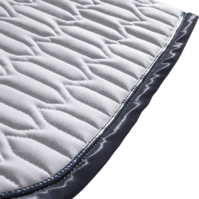 Image de Kavalkade Tapis de Selle Exclusive Dressage Blanc/Noir Full