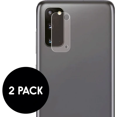 Afbeelding van iMoshion Camera Lens Screen Protector Geschikt voor Samsung Galaxy S20 Glas 2 Pack transparant