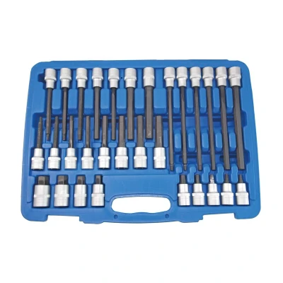 Afbeelding van SW Stahl 04923L Doppenset 30 Binnen zeszijdig Chroom vanadium staal 1/2 Vierkant