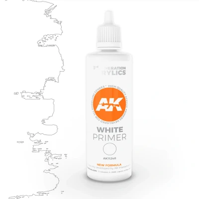 Afbeelding van White Primer 3rd generation 100ml AK11240