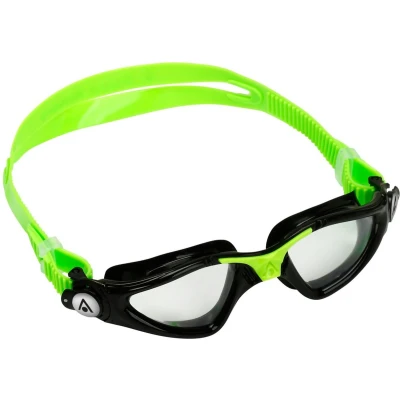 Afbeelding van Aquasphere Kayenne Junior Zwembril Kinderen Clear Lens Zwart/Lime