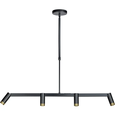 Afbeelding van ETH Miller Hanglamp 4 x E27 60W Zwart