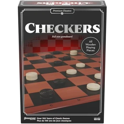 Afbeelding van Goliath Classics Checkers Damspel Denkspel Bordspel 1 tegen