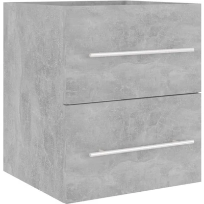 Afbeelding van Wastafelkast 41x38,5x48 cm spaanplaat betongrijs