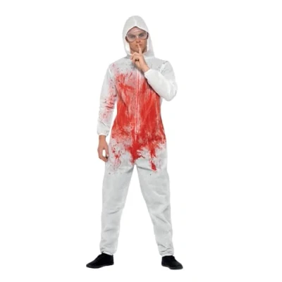 Afbeelding van SMIFFYS Bloederige serial killer outfit voor mannen L Volwassenen kostuums