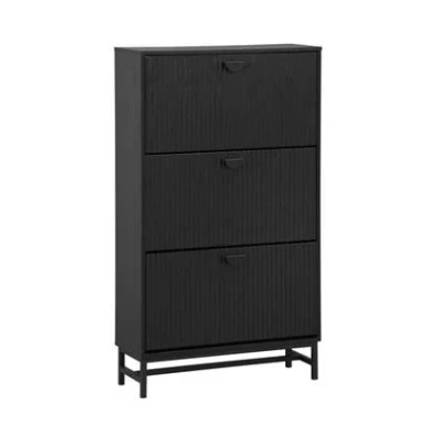Afbeelding van sweeek Schoenenkast, bazalt, b 75 x d 25 h 131cm